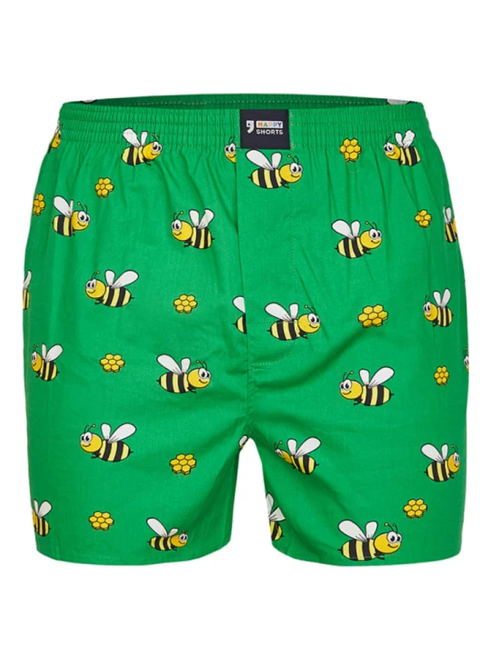 Zdjęcie produktu Happy Shorts Bokserki w kolorze zielono-żółtym rozmiar: XL