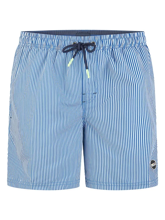 Zdjęcie produktu Happy Shorts Szorty kąpielowe w kolorze niebiesko-białym rozmiar: XL