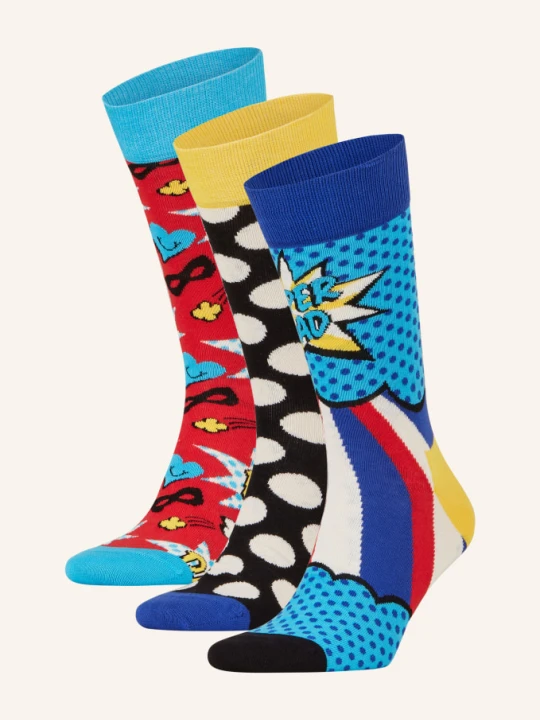 Zdjęcie produktu Happy Socks Skarpety, 3 Pary, Z Pudełkiem Prezentowym blau