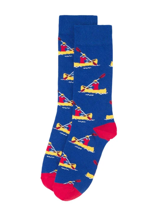 Zdjęcie produktu Happy Socks Skarpety "Canoa" w kolorze niebiesko-różowym rozmiar: 41-46