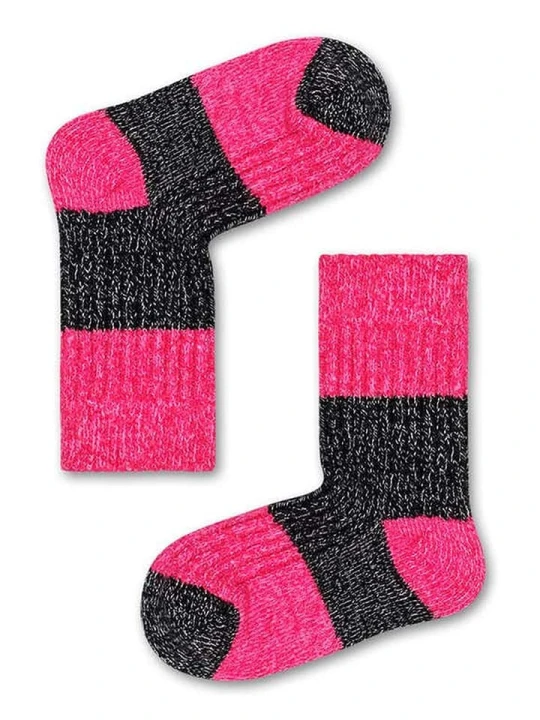 Zdjęcie produktu Happy Socks Skarpety w kolorze różowo-czarnym rozmiar: 24-26