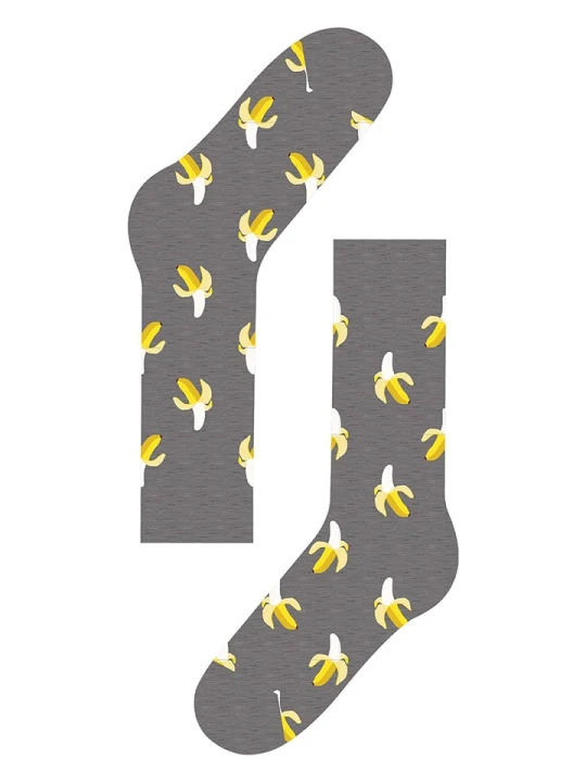 Zdjęcie produktu Happy Socks Skarpety w kolorze szarym ze wzorem rozmiar: 36-40