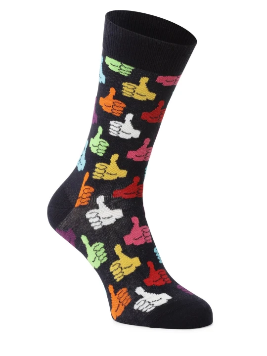Zdjęcie produktu Happy Socks skarpety z drobnej dzianiny Kobiety, Mężczyźni Bawełna niebieski|wielokolorowy