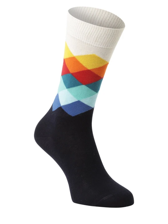 Zdjęcie produktu Happy Socks skarpety z drobnej dzianiny Kobiety, Mężczyźni drobna dzianina niebieski|wielokolorowy