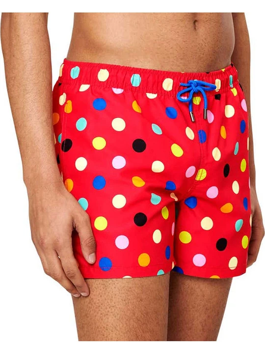 Zdjęcie produktu Happy Socks Szorty kąpielowe w kolorze czerwonym ze wzorem rozmiar: M