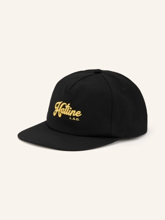 Zdjęcie produktu Hatline Lab Czapka Signature Logo schwarz CZARNY