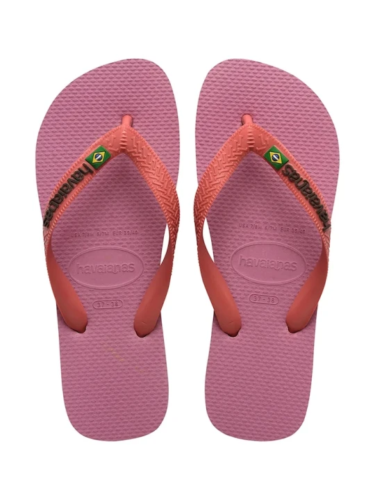 Zdjęcie produktu Havaianas japonki damskie BRASIL LOGO różowy