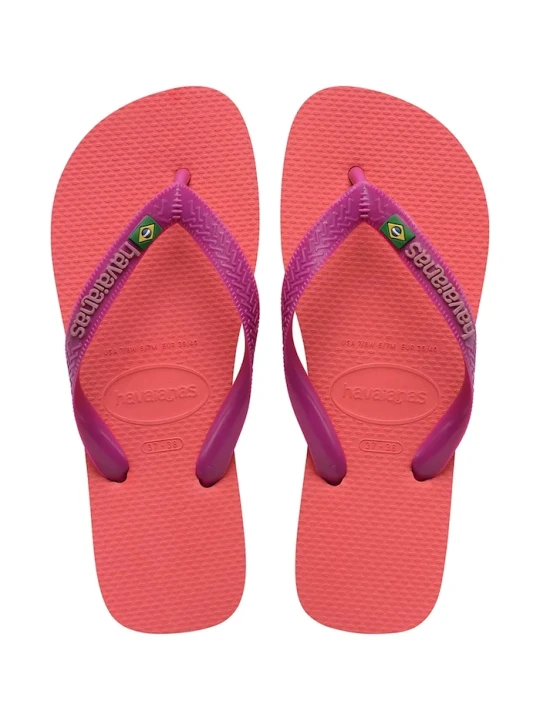 Zdjęcie produktu Havaianas japonki damskie BRASIL LOGO różowy
