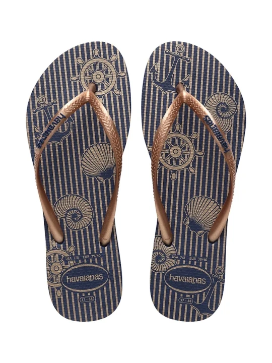 Zdjęcie produktu Havaianas japonki damskie SLIM NAUTICAL granatowy