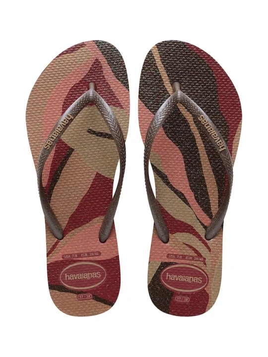 Zdjęcie produktu Havaianas japonki damskie SLIM PALETTE GLOW bordowy