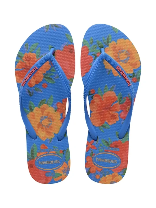 Zdjęcie produktu Havaianas japonki damskie SLIM SUMMER BLISS niebieski