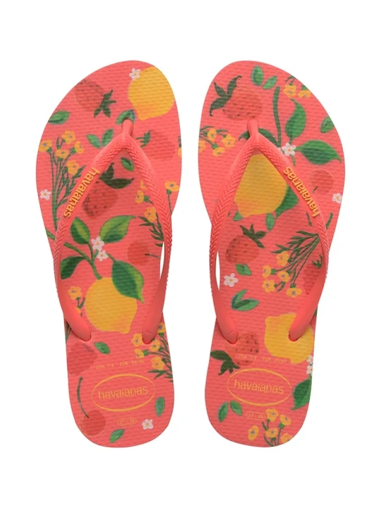 Zdjęcie produktu Havaianas japonki damskie SLIM SUMMER BLISS pomarańczowy