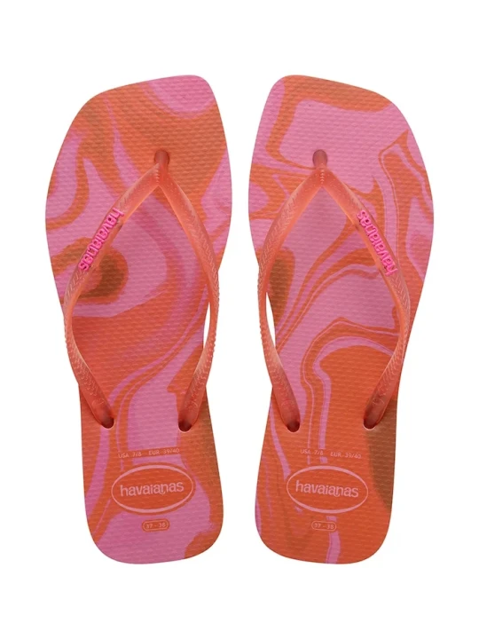 Zdjęcie produktu Havaianas japonki damskie SQUARE JELLY pomarańczowy