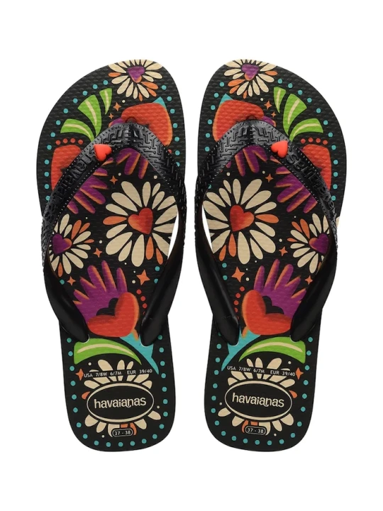 Zdjęcie produktu Havaianas japonki damskie TOP BEGONIA CORACAO czarny