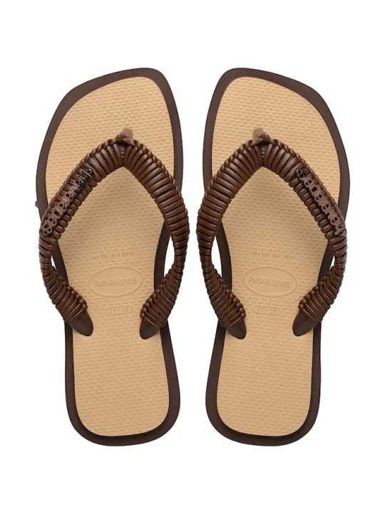 Zdjęcie produktu Havaianas japonki damskie TOP SQUARE brązowy