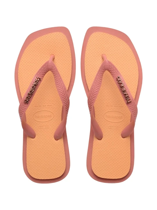 Zdjęcie produktu Havaianas japonki damskie TOP SQUARE FUSION pomarańczowy