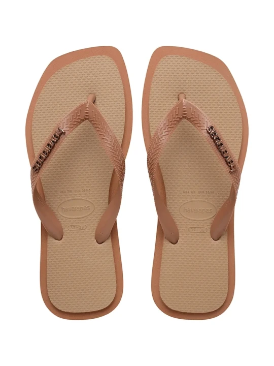 Zdjęcie produktu Havaianas japonki damskie TOP SQUARE FUSION beżowy