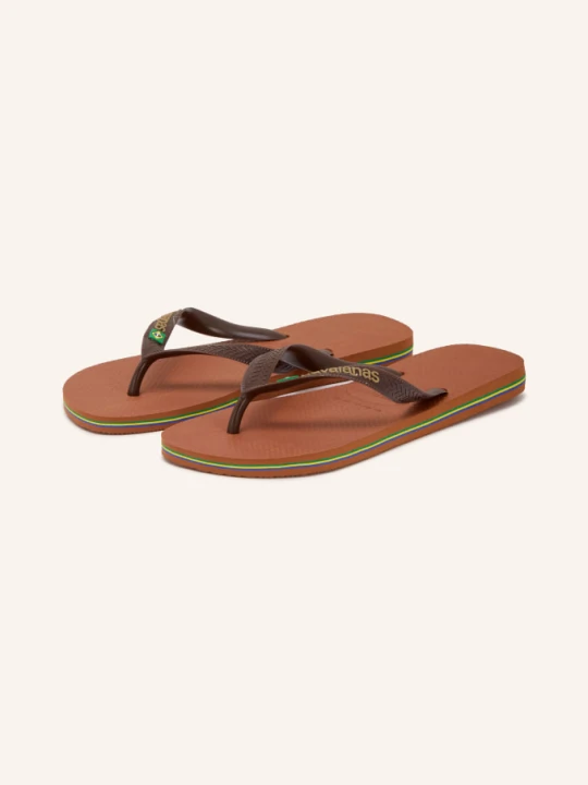Zdjęcie produktu Havaianas Klapki Brasil Logo braun brązowy