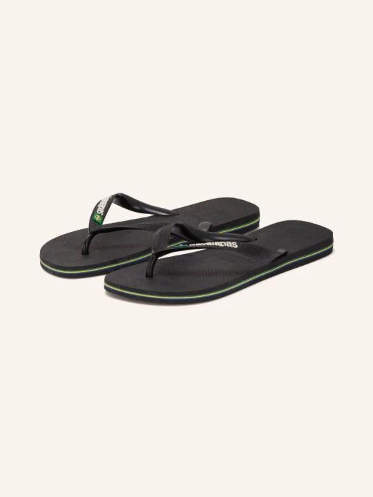 Zdjęcie produktu Havaianas Klapki Brasil Logo schwarz CZARNY