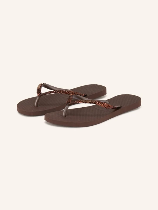 Zdjęcie produktu Havaianas Klapki Slim Glitter Ii braun CIEMNOBRĄZOWY