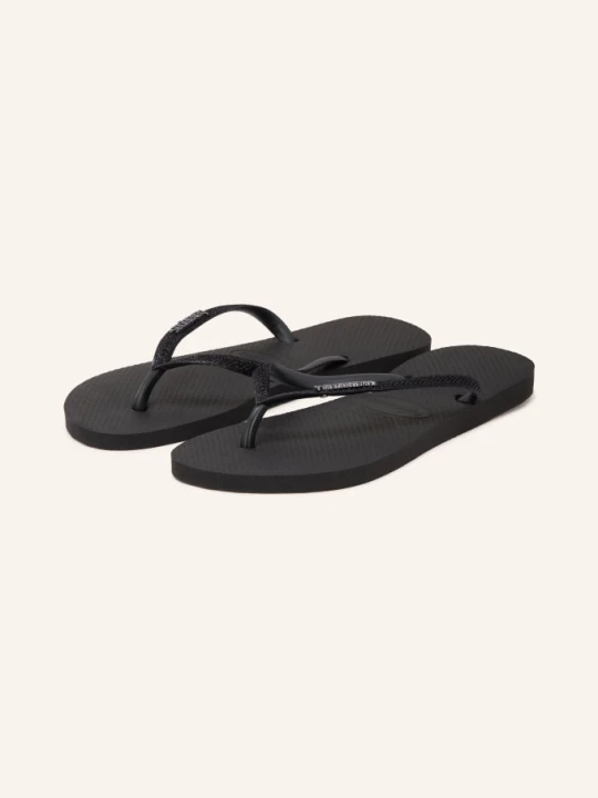Zdjęcie produktu Havaianas Klapki Slim Glitter schwarz CZARNY