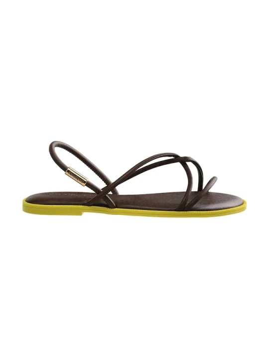Zdjęcie produktu Havaianas sandały na płaskim obcasie damskie UNA MANGA brązowy