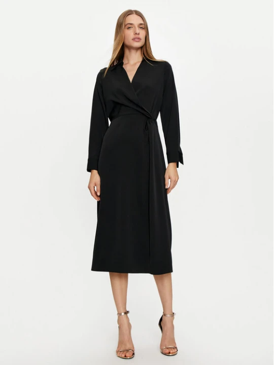 Zdjęcie produktu Haveone Sukienka codzienna AFS-M062 Czarny Regular Fit