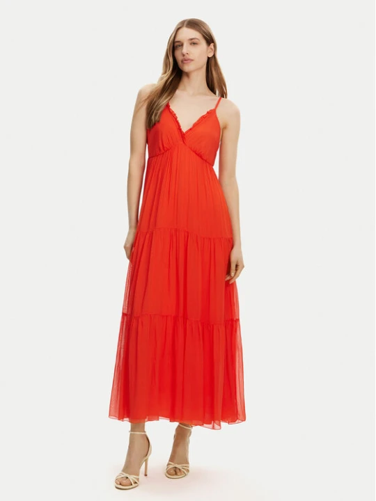 Zdjęcie produktu Haveone Sukienka letnia AFF-N011 Pomarańczowy Loose Fit