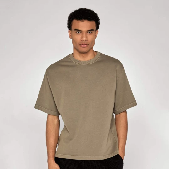 Zdjęcie produktu Heavy Washed Boxy Tee Urban Classics zielony