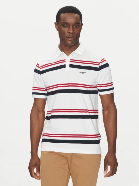 Zdjęcie produktu Hechter Paris Polo 74016 151928 Biały Regular Fit
