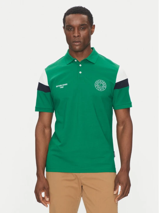 Zdjęcie produktu Hechter Paris Polo Pique X-Tech 74026 151929 Zielony Regular Fit