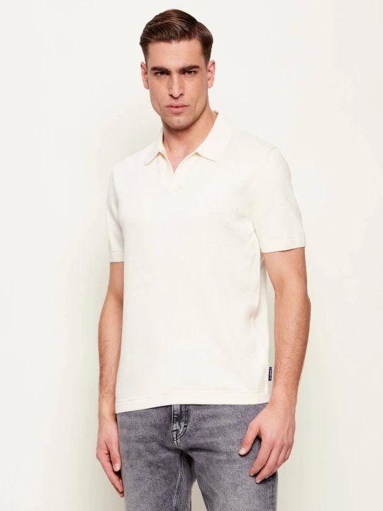 Zdjęcie produktu Hechter Paris Polo | Regular Fit | z dodatkiem jedwabiu ecru