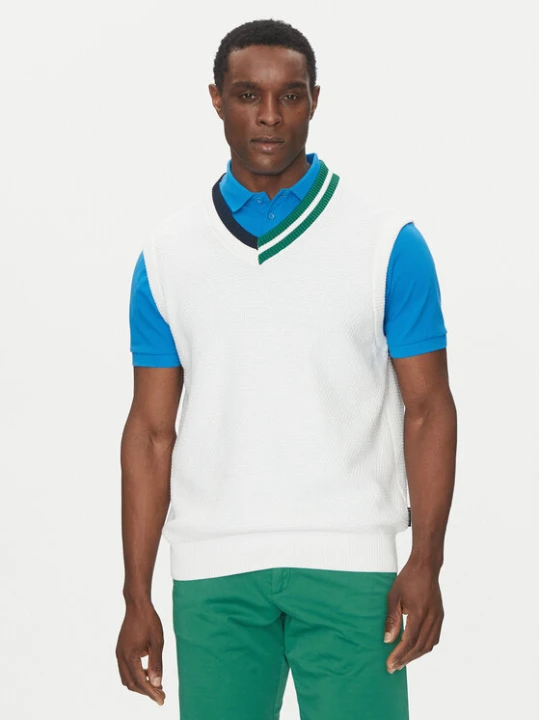 Zdjęcie produktu Hechter Paris Sweter 65013 151809 Biały Regular Fit