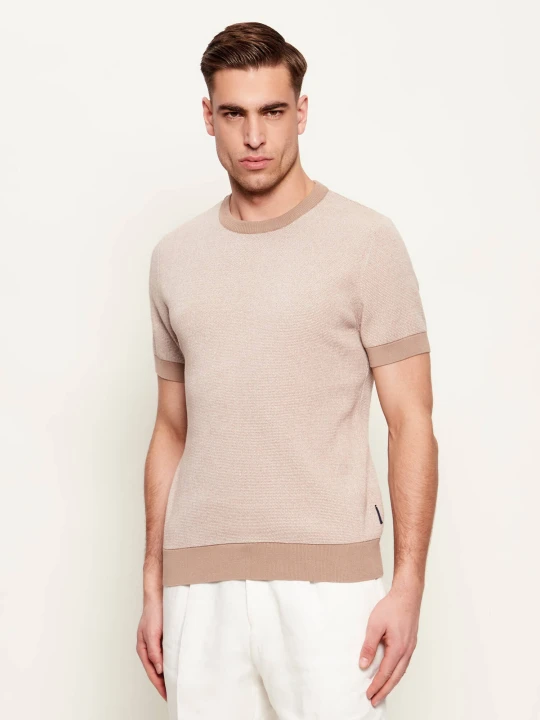 Zdjęcie produktu Hechter Paris Sweter | Regular Fit beżowy