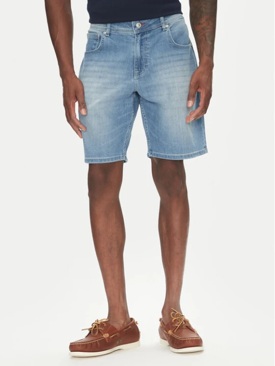 Zdjęcie produktu Hechter Paris Szorty jeansowe 26655 151362 Niebieski Regular Fit