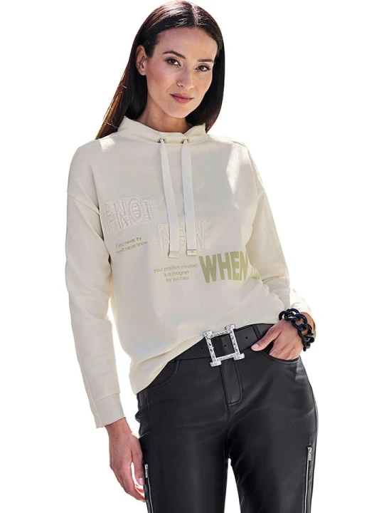 Zdjęcie produktu Heine Bluza w kolorze kremowym rozmiar: 46