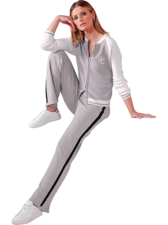 Zdjęcie produktu Heine Bluza w kolorze szaro-kremowym rozmiar: 46