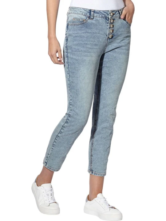 Zdjęcie produktu Heine Dżinsy - Skinny fit - w kolorze błękitnym rozmiar: 38