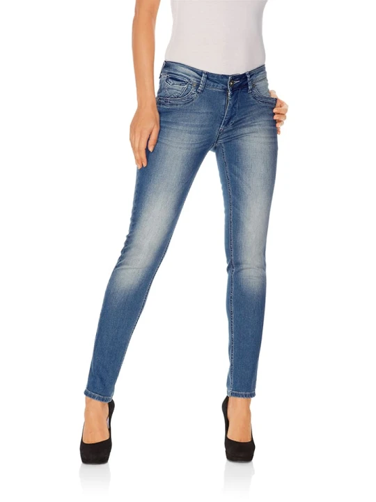 Zdjęcie produktu Heine Dżinsy - Skinny fit - w kolorze niebieskim rozmiar: 42