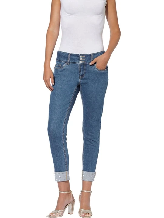 Zdjęcie produktu Heine Dżinsy - Skinny fit - w kolorze niebieskim rozmiar: 50