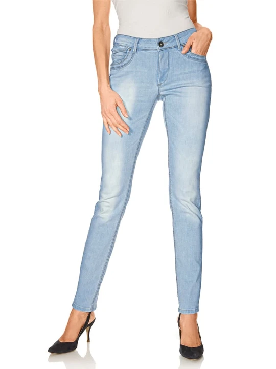 Zdjęcie produktu Heine Dżinsy - Slim fit - w kolorze błękitnym rozmiar: 24