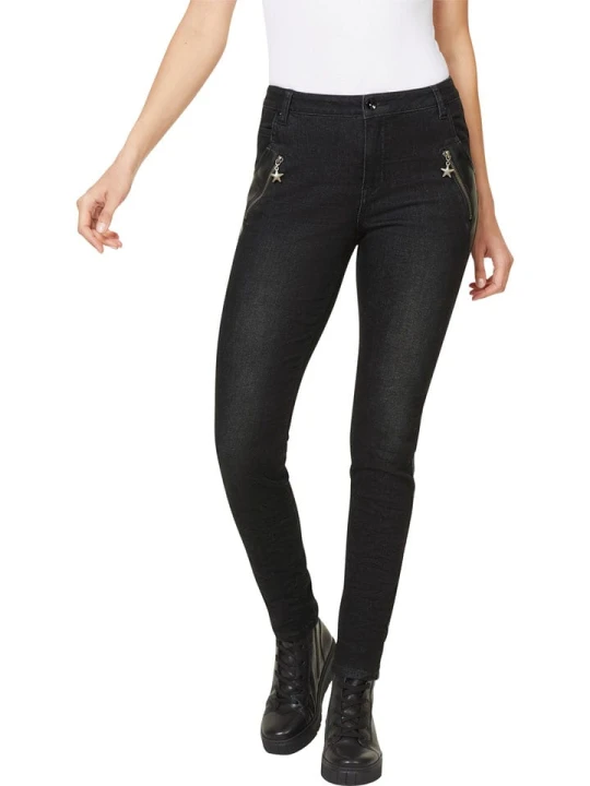 Zdjęcie produktu Heine Dżinsy - Slim fit - w kolorze czarnym rozmiar: 36