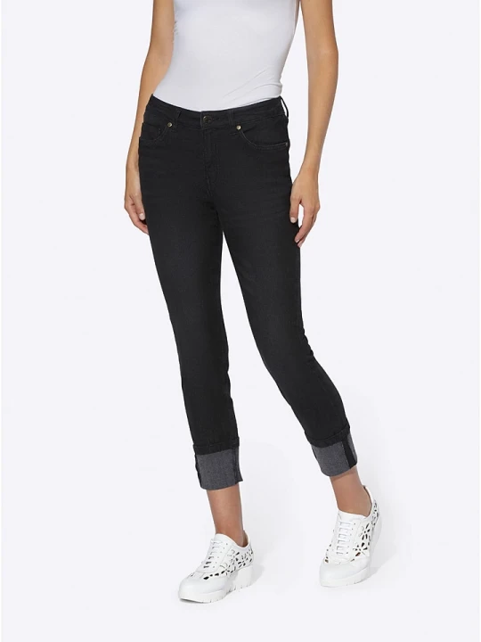 Zdjęcie produktu Heine Dżinsy - Slim fit - w kolorze czarnym rozmiar: 42