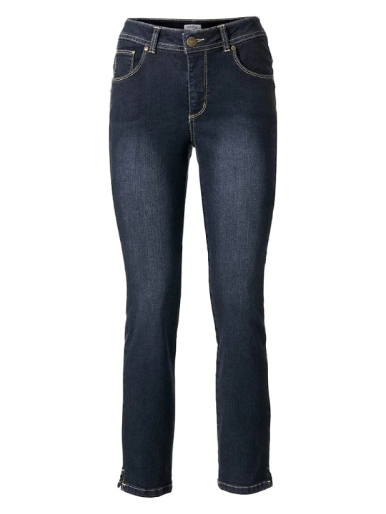 Zdjęcie produktu Heine Dżinsy - Slim fit - w kolorze granatowym rozmiar: 48