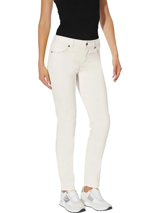 Zdjęcie produktu Heine Dżinsy - Slim fit - w kolorze kremowym rozmiar: 50