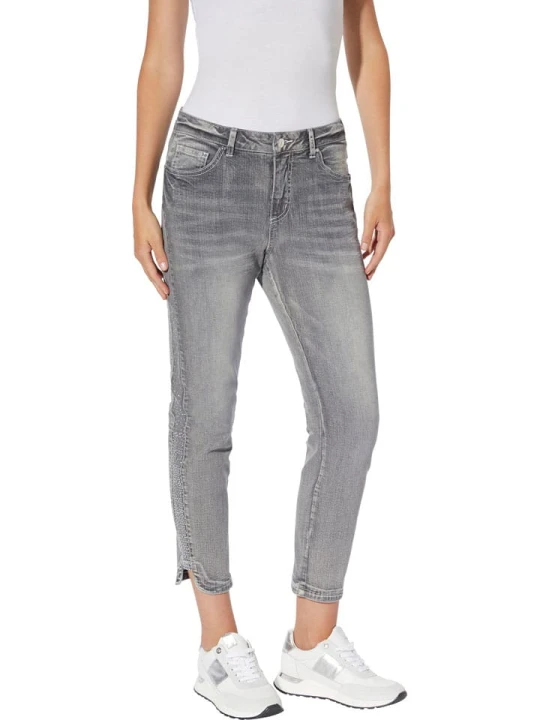 Zdjęcie produktu Heine Dżinsy - Slim fit - w kolorze szarym rozmiar: 40