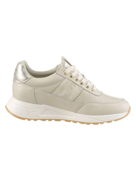 Zdjęcie produktu Heine Skórzane sneakersy w kolorze beżowym rozmiar: 37