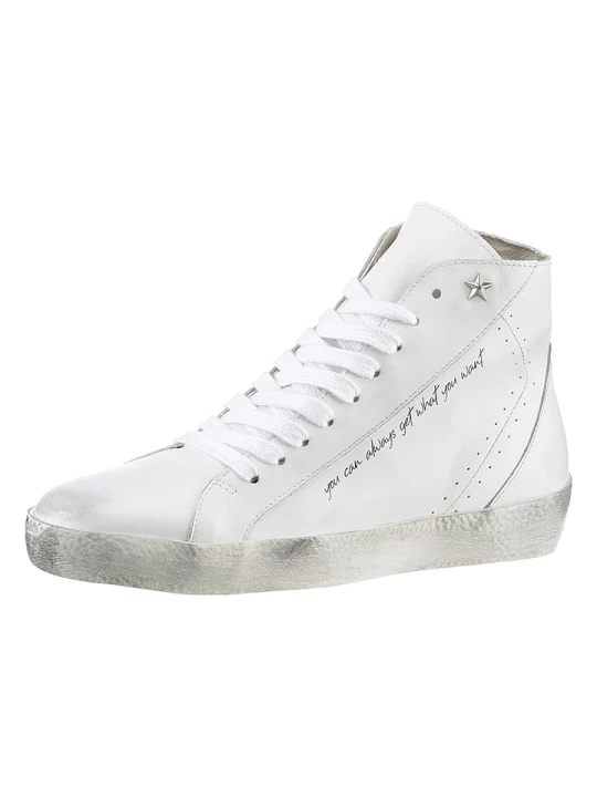 Zdjęcie produktu Heine Skórzane sneakersy w kolorze białym rozmiar: 39