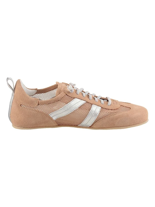 Zdjęcie produktu Heine Skórzane sneakersy w kolorze jasnoróżowo-srebrnym rozmiar: 42