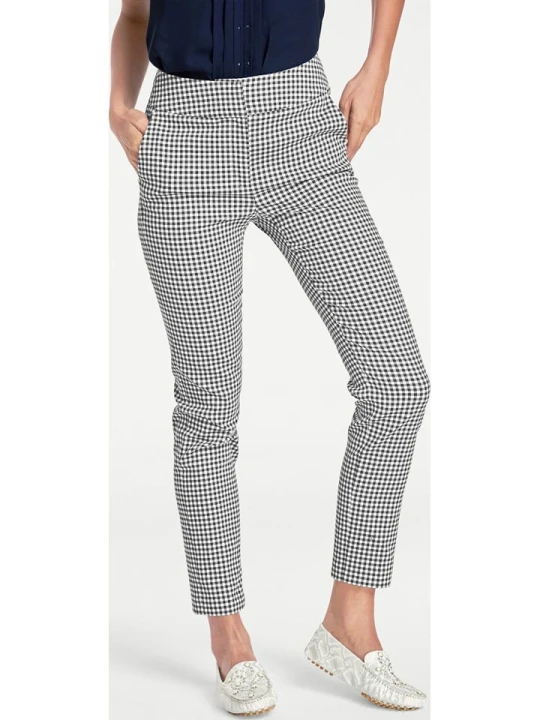 Zdjęcie produktu Heine Spodnie w kolorze czarno-białym rozmiar: 48